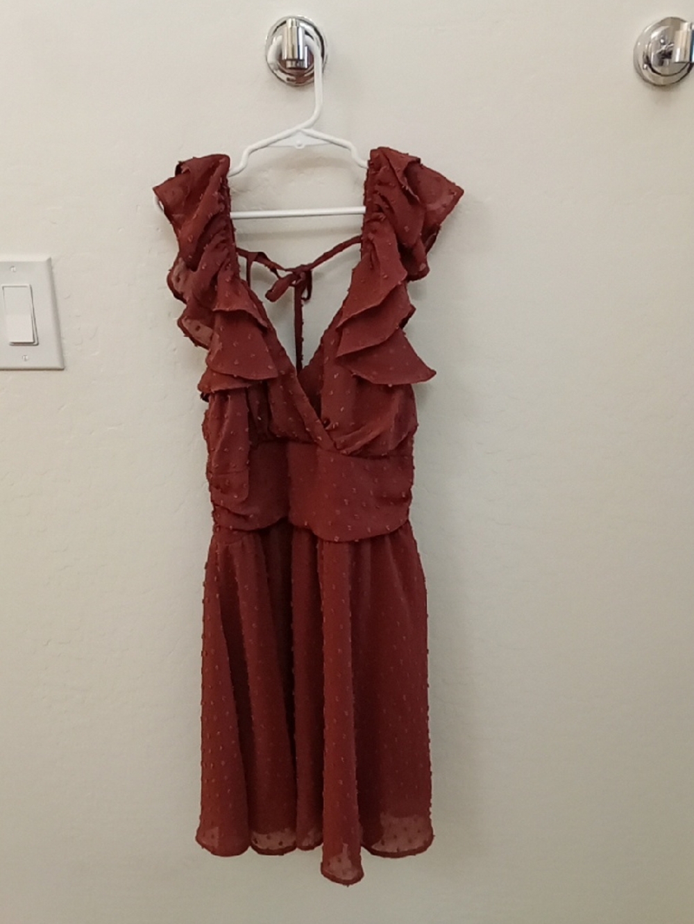 Ladies Swiss Dott Dress/Top